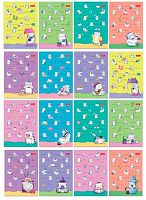 Блокнот А6  24л. ХАТ "Приключения кота Пирожка" клетка,лам.,асс.