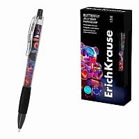 Ручка авт. шар. EK Butterfly Matic&Grip Jelly Bear 63687 синяя,0,7мм,Super Glide Tec