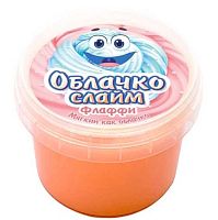Слайм Прихлоп "Облачко" оранжевый 500мл (350гр.) Ф-ОРА-О-350 (01186)