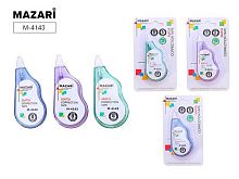 Коррект. лента MAZARI 5мм* 8м "Matia" M-4143 асс., блистер