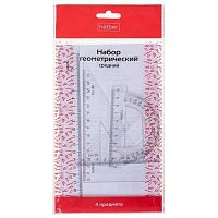 Набор геом. ХАТ (4предм.) 04206 средний прозрачный