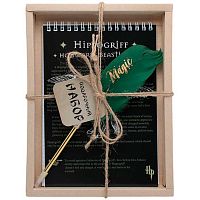 Набор подар. CENTRUM "Гарри Поттер" 77294 (блокн. А5 60л.+ручка шар."Волшебное перо зелёное"