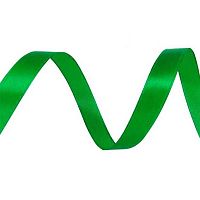 Лента 1,2см*22,85м атласная зелёная Микрос Б95-12