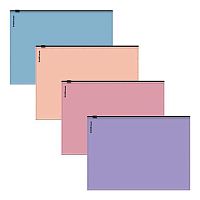 Папка на молнии А5+ EK "Matt-touch Manga" 65326 Zip,непрозр.,пластик,160мкм,асс.