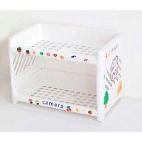 Подставка д/канц.принадл. КОКОС 251161 белая,16,7*15*24см