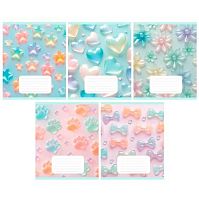 Тетрадь 18л. (линейка) ЭКСМО "Леденцы" ТЛЛ189610 мел.карт.,выб.лак