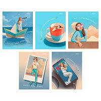 Тетрадь 48л. (клетка) ХАТ "Весь её Мир-Выпуск №3" лам.,софт-тач,скругл.уг.,асс.