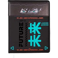 Дневник 1-11кл. deVENTE тв.обл. "Future" 2020614 кож.зам.,поролон,бел.бум.,апплик.,шелкограф.