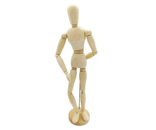 Манекен "Человек" 40см INTELLIGENT DB-233 дерев.
