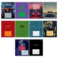 Тетрадь 12л. (линейка) BG "Mix-10. Мальчики" 06121 эконом,асс.