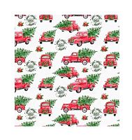 Бумага упак. 50*70см "Зимнее путешествие!" (1лист) 214-529