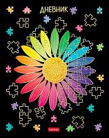 Дневник 1-11кл. ХАТ тв.обл. "Цветочный калейдоскоп" 29042 мат.лам.,3D-фольга