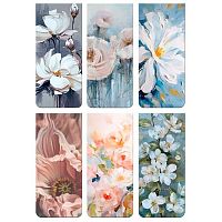Закладки магнитные deVENTE "Flowers" 8065621 бум.(6шт) блистер