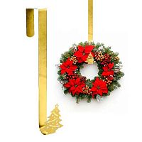 Крючок универсальный д/новогодних украшений ЛЬДИНКА 253393 золото,метал.,30см