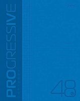 Тетрадь 48л. (линейка) ХАТ пластик.обл. Progressive "Синяя"