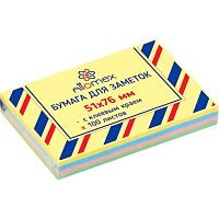 Кл.бумага д/заметок 51*76мм ATTOMEX 100л. 2010419 пастел.4цв.