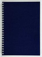 СБ Блокнот А5-  70л. "Синий" С02/1 спираль боковая 142х200