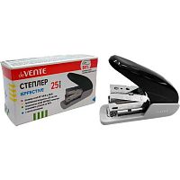 Степлер №24/6, 26/6 25л. deVENTE "Ieffective" 4142405 пластик,чёрный,к/к