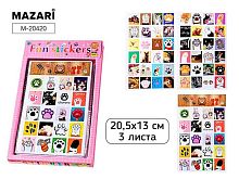 Наклейки декор. MAZARI "Лапки" M-20420 20.5*13см,3л.,ОПП-уп.