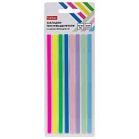 Набор самокл. этикеток-закладок-текстовыделит. ХАТ 5*135мм,8цв.*20л. "Neon" 090308 пластик.