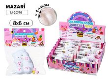 Игрушка-антистресс MAZARI "Мишка"  8*6см M-20376 асс.