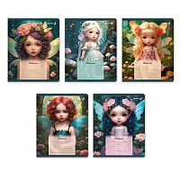 Тетрадь 18л. (клетка) SVETOCH "Маленькая фея" Т171 (01413) блёстки