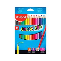 Карандаши 18цв. MAPED Color`Peps 183218 треугол.,ударопроч.