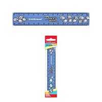 Линейка 15см EK "Tulips" 55423 пластик