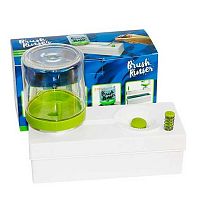 Стакан д/мытья кистей КОКОС 253269 белый/салатовый,250мл