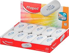 Ластик MAPED "Epure" 103701 белый,овал.,мягкий