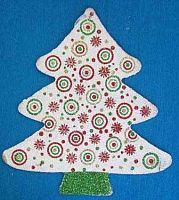 УЦЕНКА Подвесное украшение НГ "Елка" d=23см TZ 13186