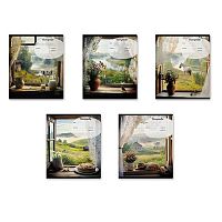 Тетрадь 24л. (линейка) EK "Countryside" 64857 обл.мел.карт.,асс.