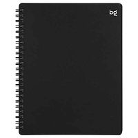 Тетрадь 48л. (клетка) BG пластик.обл. спираль "Base чёрная" 59680