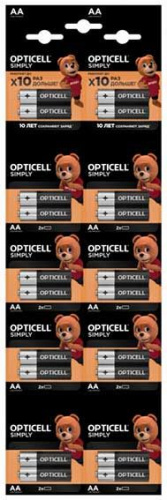 Батарейка OPTICELL LR6 Simply BL-20 (2*10)