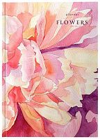 Ежедневник н/д А6  80л. LITE тв.обл. "Акварельный цветок" DNBL-A6ACV глянц.лам.,лин.