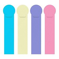 Закладки д/книг ЕК "Diagonal Pastel" 55217 пластик.,асс.(4шт.)