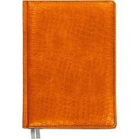 Ежедневник н/д В6 136л. ATTOMEX кож.зам. "Croco" 2035040 коричн.,бел.бум.