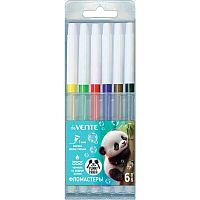 Фломастеры  6цв. deVENTE "Yummy Panda" 5080521 невент.колп.,пласт.блист.