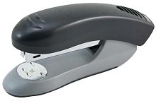 Степлер №24/6, 26/6 20л. deVENTE Stripe 4142349 пластик, черный, к/к