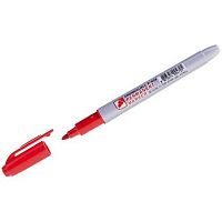 Маркер перм. CROWN "Multi Marker Slim" красный, пулевидный, 2мм P-505