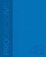 Тетрадь 48л. (клетка) ХАТ пластик.обл. "Progressive синяя"