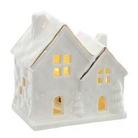Фигурка с подсветкой НГ REMECO "Домик" 823273 фарфор,5*8*8см
