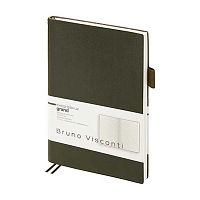 Ежедневник н/д А5 128л. BV кож.зам. "Grand" 3-774/03 тёмн.-зелён.,гибк.обл.,лин.,беж.бум.