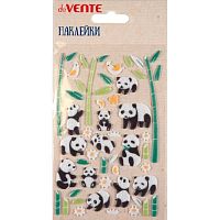 Набор самокл. наклеек из фетра deVENTE "Panda" 8002264 9,5*15мм