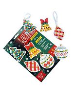 Аппликация Десятое королевство "Ёлочные украшения" 4шт. (3цв.,150эл.,стразы 91шт.) 05853