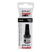 Штемп.краска Trodat IDEAL BY 7014 (206915) чёрная 24мл на водной основе