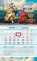 Календарь кварт. 2027г. ХАТ Соло-Люкс "Знак года" 36309 1-бл.,1гр.,80г/м2,бег.,29*47см 096105