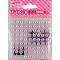 Стразы декор. самокл. deVENTE "Жемчуг" 8002205 сиреневые,8мм,80шт