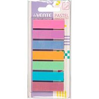 Набор самокл. этикеток-закладок deVENTE 44*12мм,7*20л. "Pastel" 2011460 пластик.,п/прозр.,искрящ.