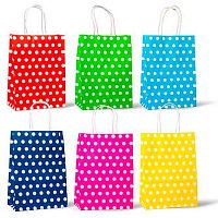 Пакет подар. бум. крафт ПГС "Горошек" 26*32см Р10465-9 Акпб579